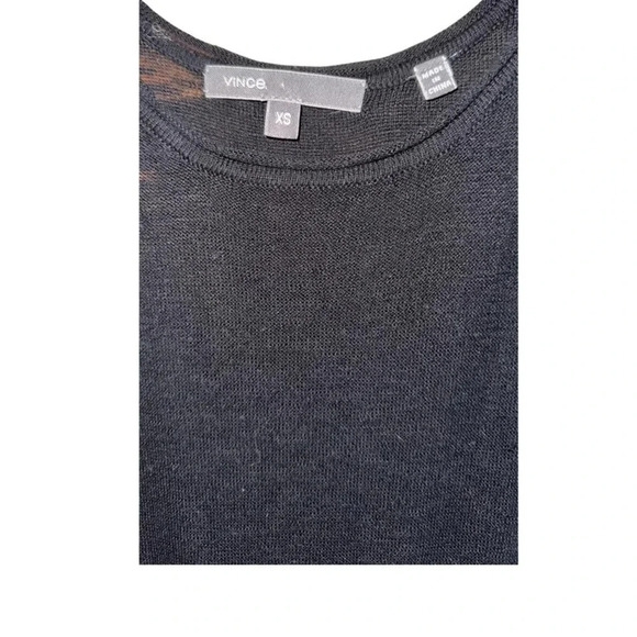 Vince Colorblock Black Navy Blue Maxi Tank Dress Size XS - Picture 5 of 8